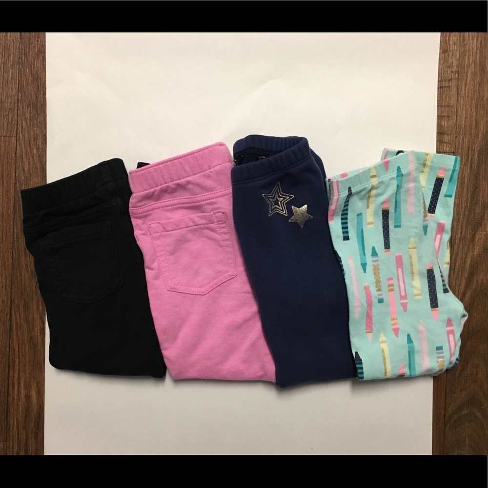 4 pair of 3T Cat & Jack leggings